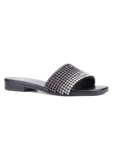 New York & Company Women's Gracie Flat Sandal - Black