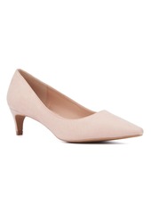 New York & Company Women's Kaelyn Kitten Heel Pump - Pastel blue