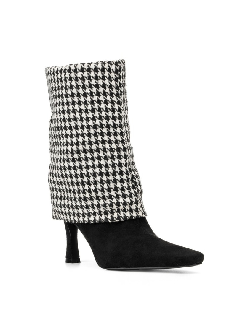 New York & Company Women's Kalissa Boot - Black/white