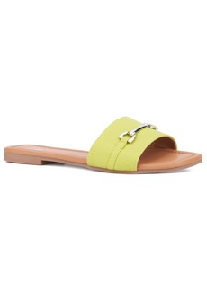 New York & Company Women's Naia Flat Sandal - Lime