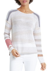 NIC + ZOE Cannon Striped Sweater