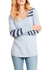 NIC + ZOE NIC+ZOE Vital Blocked Stripe Sweater