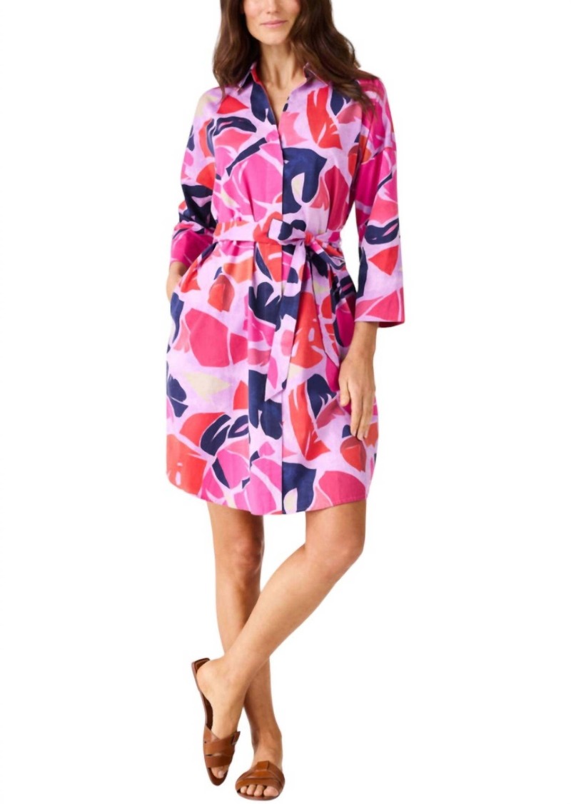 NIC + ZOE Tropic Glow Dress In Pink Multi