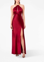 NICHOLAS Edyth keyhole-neck gown