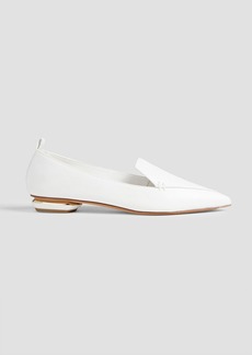 NICHOLAS KIRKWOOD - Beya pebbled-leather loafers - White - EU 37.5