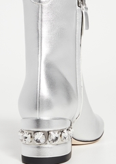 Nicholas Kirkwood 55mm JJ Crystal Accessory Ankle Boots