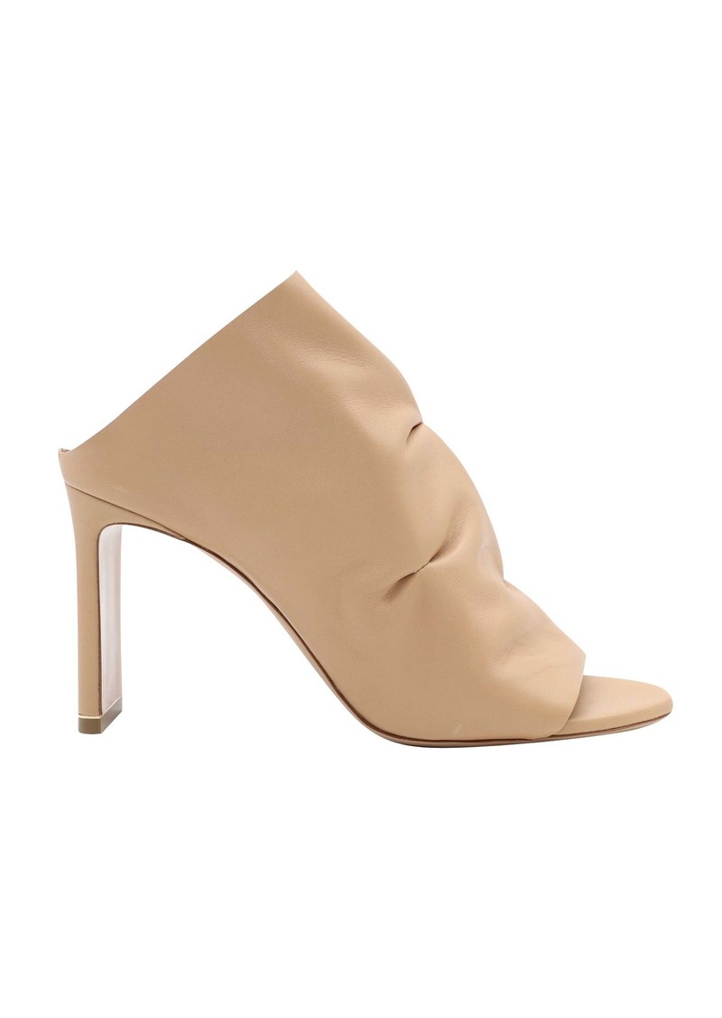 Nicholas Kirkwood D'Arcy Mules in Nude Nappa Leather