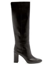 Nicholas Kirkwood Elements mirror-heel leather knee-high boots