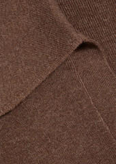 Nicholas - Adara belted wool and cotton-blend mini dress - Brown - XL