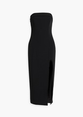 Nicholas - Adiba strapless crepe midi dress - Black - US 10