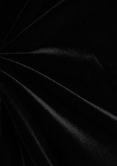 Nicholas - Adiba strapless velvet midi dress - Black - US 2