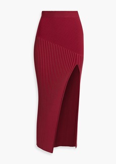 Nicholas - Aiya ribbed-knit midi skirt - Red - XS