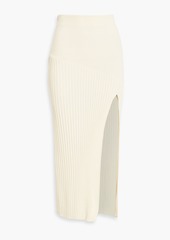 Nicholas - Aiya ribbed-knit midi skirt - White - L