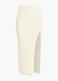 Nicholas - Aiya ribbed-knit midi skirt - White - L