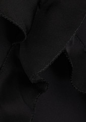 Nicholas - Summer cutout silk-blend crepe de chine halterneck maxi dress - Black - US 2