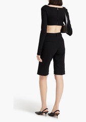 Nicholas - Garima cropped stretch-jersey top - Black - US 10