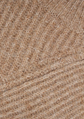 Nicholas - Krissa asymmetric brushed ribbed-knit sweater - Neutral - XS