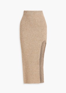 Nicholas - Kyleigh ribbed-knit midi skirt - Neutral - S