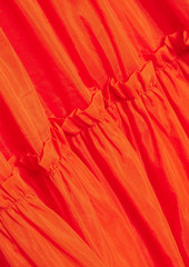 Nicholas - Myla shirred floral-print cotton and silk-blend voile maxi dress - Multicolor - US 2