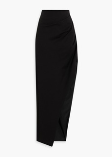 Nicholas - Selah asymmetric pleated jersey skirt - Black - US 0