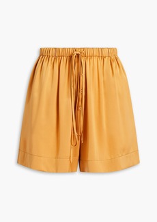 Nicholas - Terra silk-satin shorts - Yellow - US 6