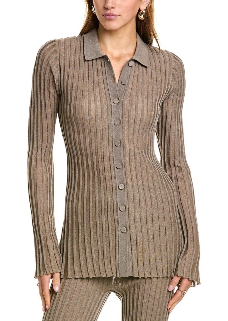 Nicholas Mika Plaited Rib Shirt