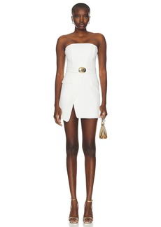 NICHOLAS Remi Strapless Belted Mini Dress