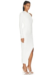 NICHOLAS Shiloh Cold Shoulder Midi Dress