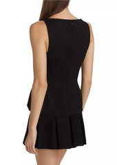 NICHOLAS Simmy Ponte Peplum Top