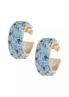 Nickho Rey Audrey 14K Gold Vermeil & Crystal Hoop Earrings