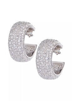 Nickho Rey Audrey 14K Gold Vermeil & Crystal Hoop Earrings