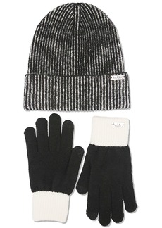 Nicole Miller Hat and Glove Set For Women Pack Of 2 Winter Beanie Hats Soft & Warm Gloves Sets