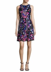 Nicole Miller New York Women's Sleeveless fit and Flare Cocktail Dress