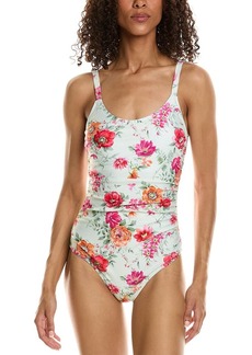 Nicole Miller Ruched One-Piece