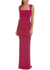 Nicole Miller Women's Felicity Stretchy Matte Jersey Gown