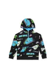 Nike Active Joy French Terry Pullover Hoodie (Little Kids/Big Kids)