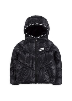 Nike Baby's & Little Girl's Chevron Cinched Puffer Jacket