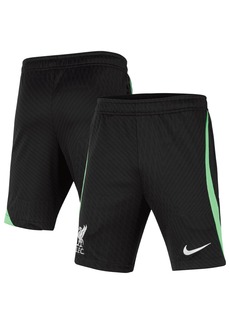 Big Boys Nike Black Liverpool 2023/24 Performance Strike Shorts - Black