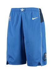 Big Boys Nike Blue Dallas Mavericks 2020/21 Swingman Shorts - Icon Edition - Blue