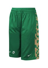 Big Boys Nike Kelly Green Boston Celtics Courtside Starting Five Team Shorts - Kelly Green