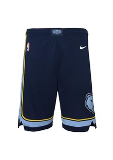 Big Boys Nike Navy Memphis Grizzlies Icon Edition Mesh Performance Swingman Shorts - Navy
