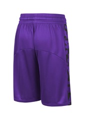 Big Boys Nike Purple Los Angeles Lakers Courtside Starting Five Team Shorts - Purple
