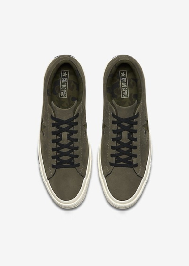 converse one star camo low top