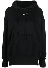 Nike embroidered-logo cotton hoodie