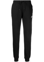 Nike embroidered-logo cotton track trousers