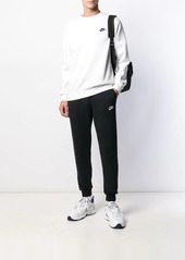 Nike Sportswear Club "Black/White" fleece track pants