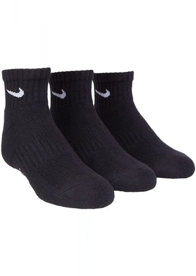 Nike Everyday Cushioned Ankle 3-Pair (Little Kid/Big Kid)