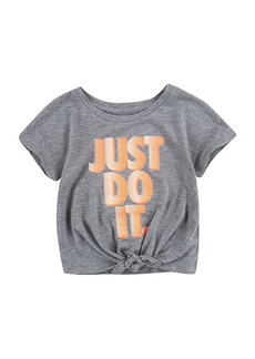 Nike Front Tie Just Do It Graphic T-Shirt (Toddler)
