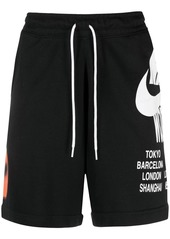 Nike graphic-print shorts