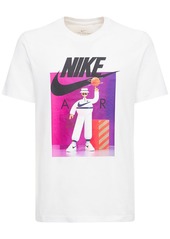 Nike Graphic Printed Cotton T-shirt